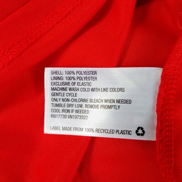 Wild Fable Red Mini Large Dress Ruffle Lace Adjustable Straps Solid Floral - Picture 6 of 9